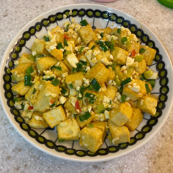 金沙豆腐【MaiMai廚房】 : Cherry Chang一起做