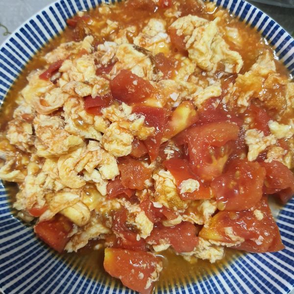 蕃茄炒蛋：王王 一起做