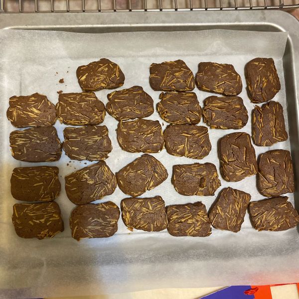 巧克力杏仁餅乾 : 蔡家科一起做