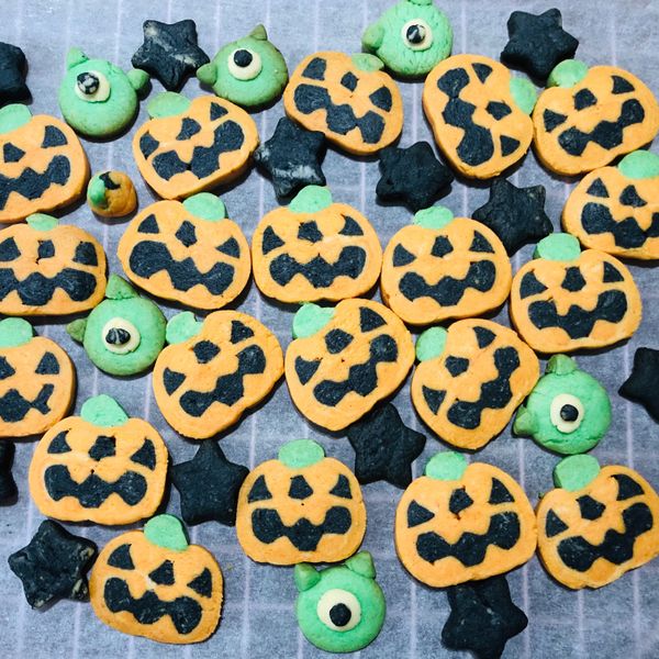 萬聖節造型餅乾 : 🥄四寶媽咪愛料理🥄一起做