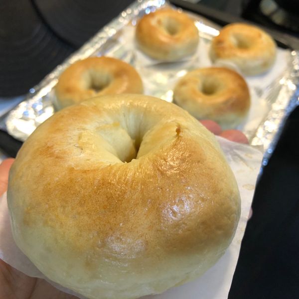 鮮奶貝果(麵包機麵糰) : 金夫銀婦的快樂減醣廚房一起做