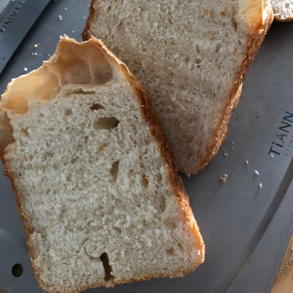 鮮奶油吐司（麵包機） : 金夫銀婦的快樂減醣廚房一起做