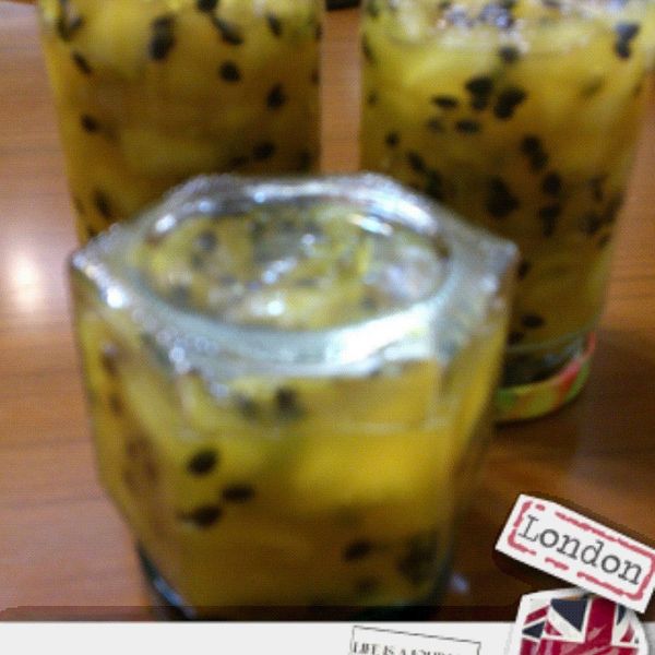 百香果蘋果醬~各式甜點好搭檔：angel 一起做