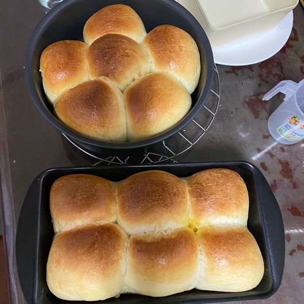 (香軟拉絲)奶油小餐包 : 黃品華一起做