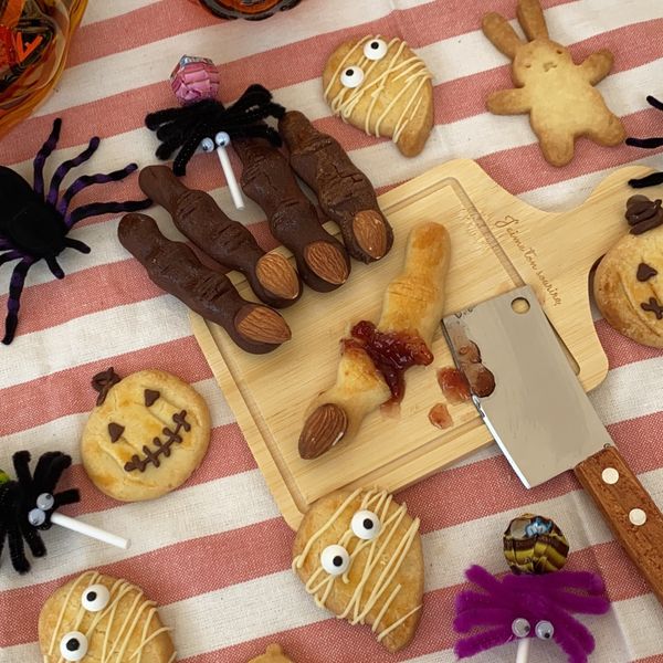 巫婆手指餅乾 : ミヤミ ネン一起做