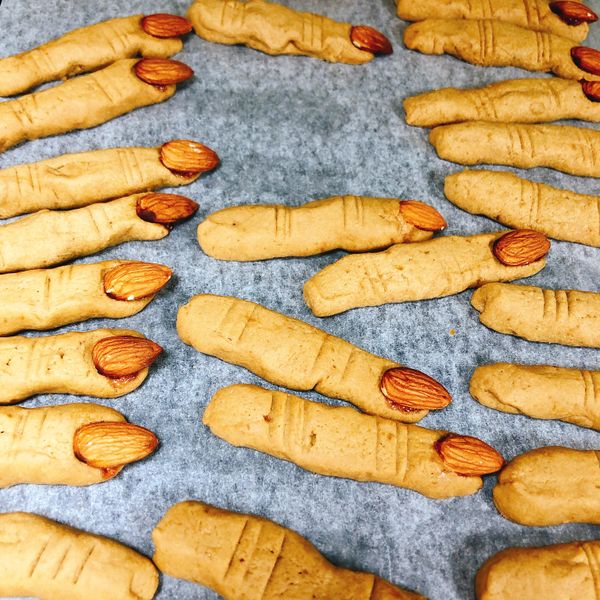 萬聖節🎃 巫婆手指餅乾 : Janice You一起做