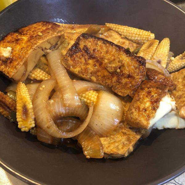 【家常菜】黑胡椒雞蛋豆腐 : Renee一起做