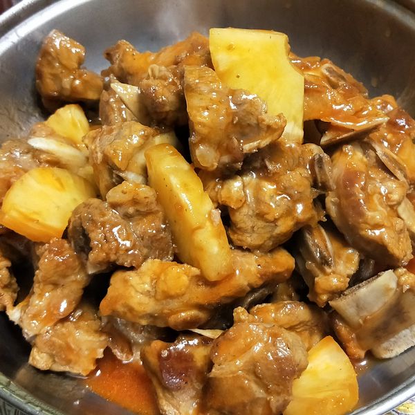 糖醋排骨（免油炸） : 張嘉嘉一起做