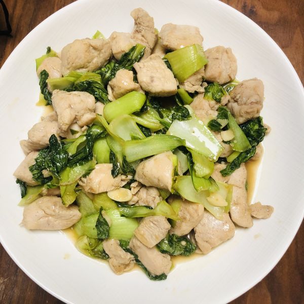 青江菜炒雞胸 : Ally Chen一起做
