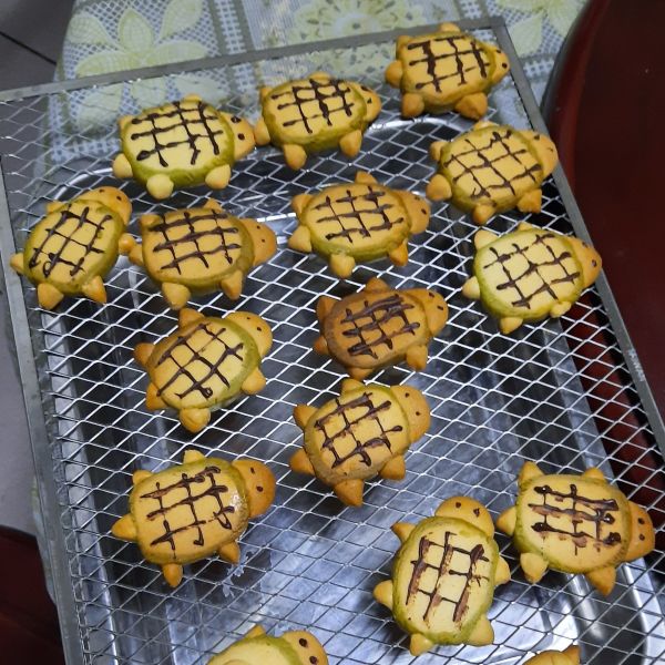 🐢烏龜造型餅乾🐢 : monkey一起做