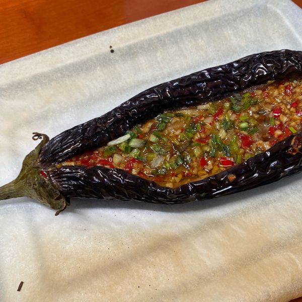 港式蒜香烤茄子🍆：花生先生 一起做