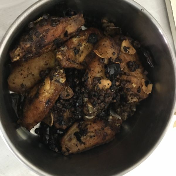 かにの椒麻雞翅 : Peter Sun一起做