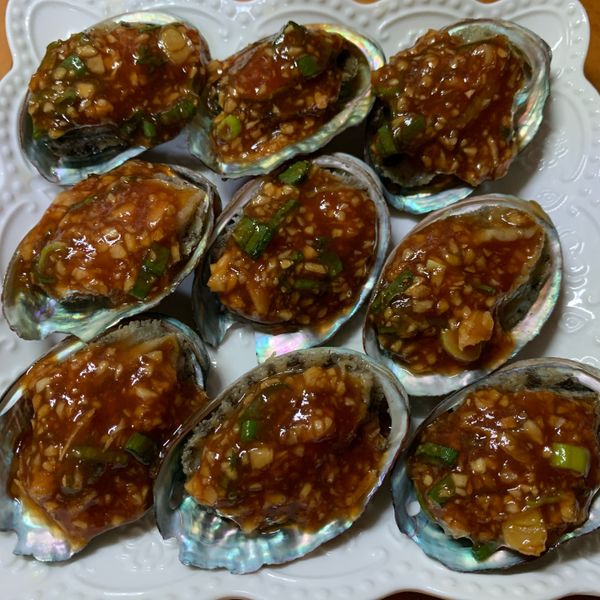 超簡易《五味醬汁鮮鮑魚》 : 向日葵米菲一起做