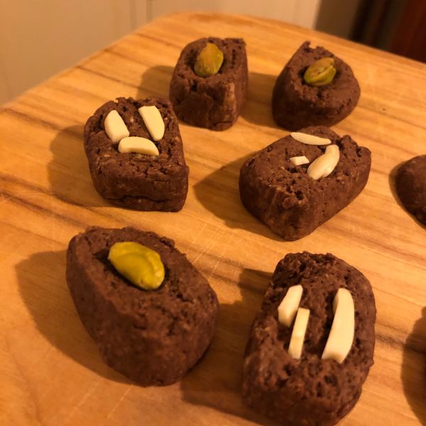 【阿不's廚房】小烤箱做巧克力餅乾(另有大烤箱版) : HanHan一起做