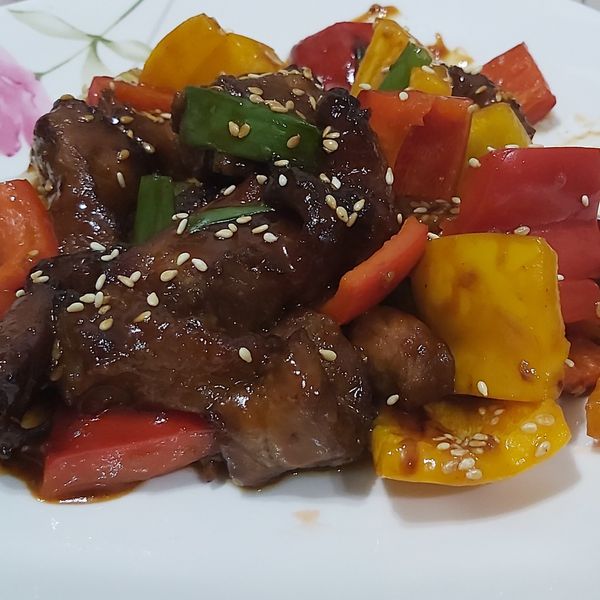 免油炸~糖醋排骨 : 淳淳一起做