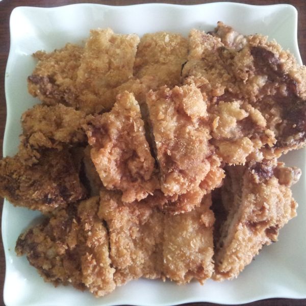 炸豬排：王浩 一起做