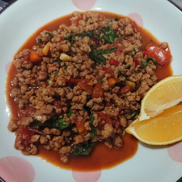 泰(台)式打拋豬肉飯 : Akira Chou一起做