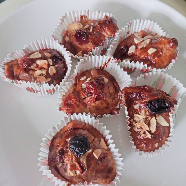 高蛋白香蕉蛋糕：로하야 一起做