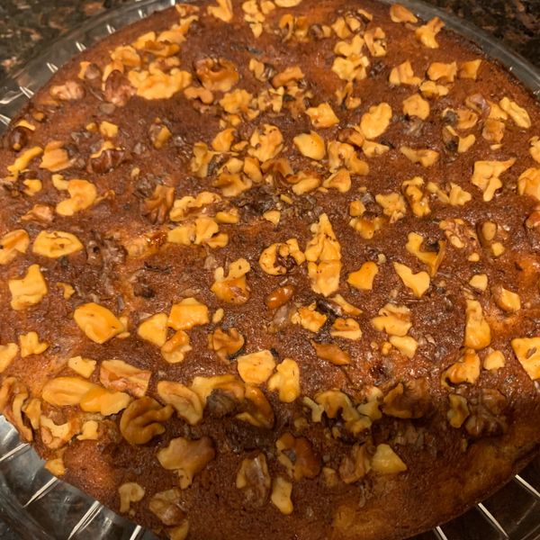 香蕉核果蜂蜜磅蛋糕（清冰箱點心）：米開朗基羅 一起做