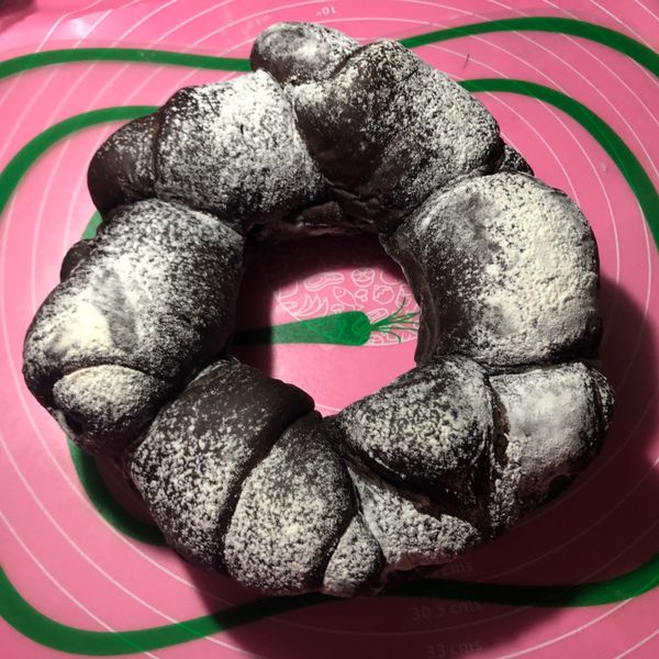 雙重巧克力手撕麵包 : 婉嬿一起做