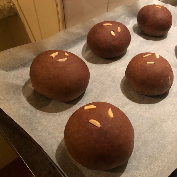 巧克力麵包 Chocolate Bun : HanHan一起做