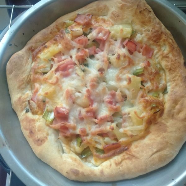 Pizza餅皮 : 林宥潔一起做