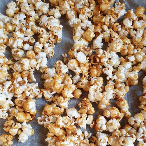 親子同樂～焦糖爆米花 : Christina Yu一起做