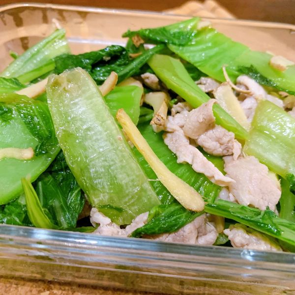 炒芥菜 : 約瑟芬邂夫一起做