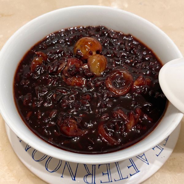 桂圓紫米粥:Koko 一起做