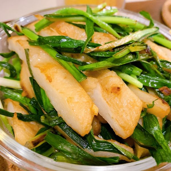 瑪莉廚房：韭菜花炒甜不辣 : 約瑟芬邂夫一起做