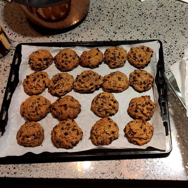 美式巧克力豆軟餅乾：Nia Hsu 一起做