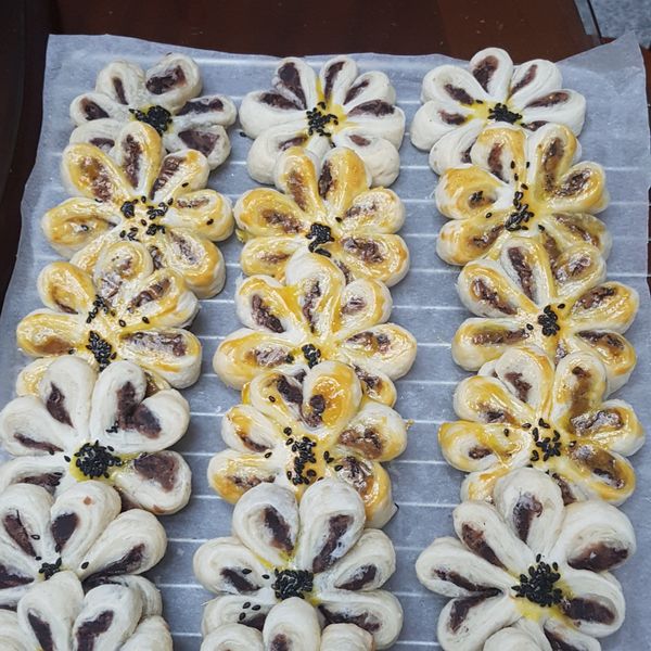 菊花酥 : Erica Chung一起做