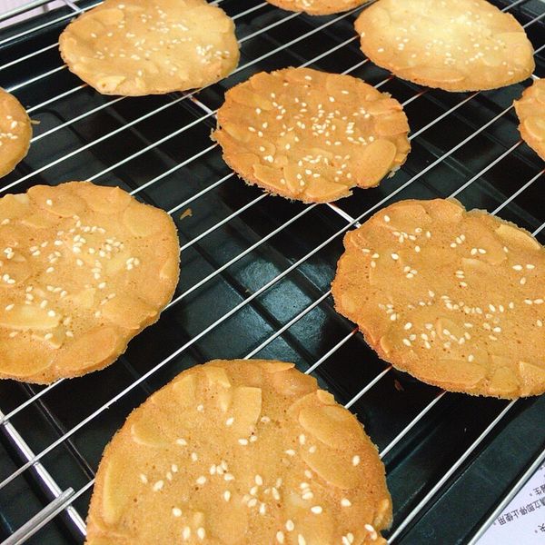 【古早味】杏仁瓦片 : Huna一起做