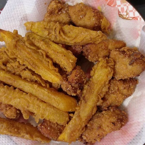 自製炸雞與薯條 : 金剛一起做