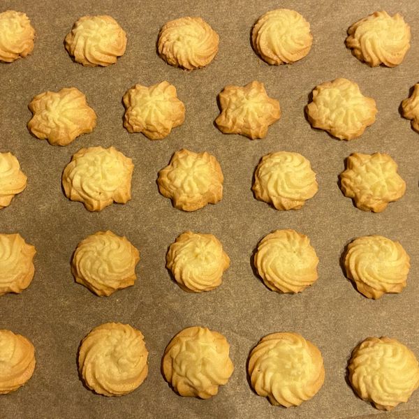 奶油擠花餅乾 : SS一起做