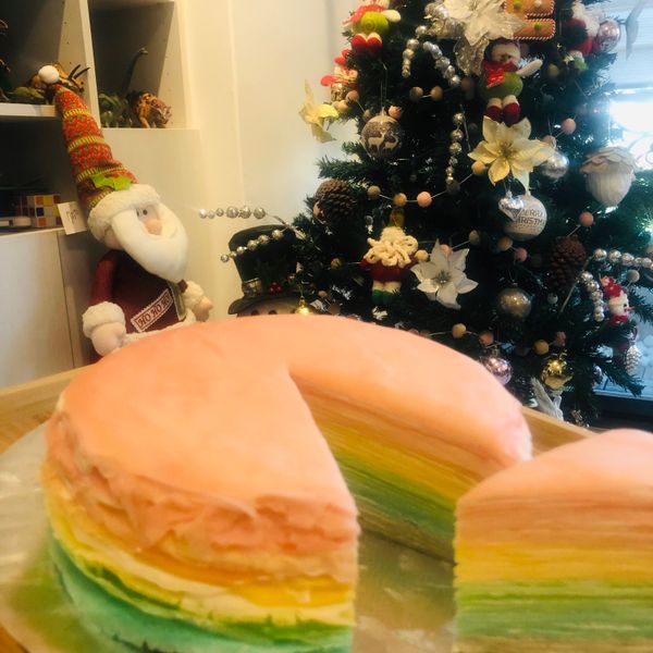 彩虹千層蛋糕（2/28更新） : Wendy一起做