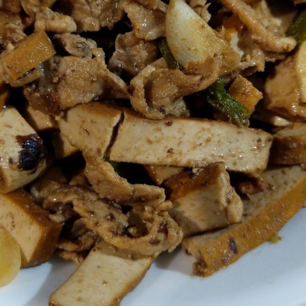 豆鼓肉絲香炒豆乾 : Wendy Z. Wang一起做