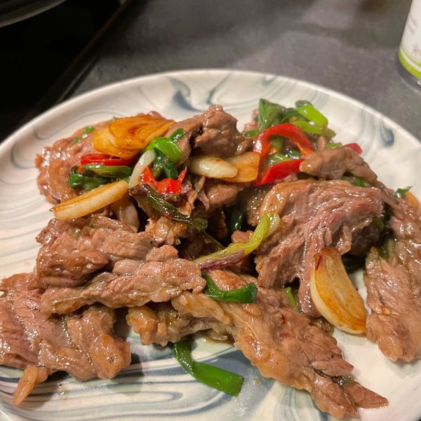 蔥爆牛肉 : Penny一起做