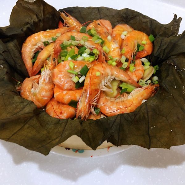 荷葉蒸蝦 : 許碧香一起做