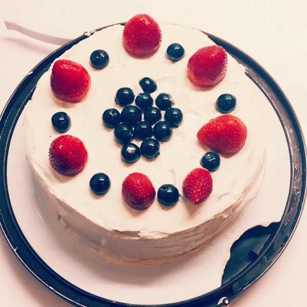 生日蛋糕自己做！草莓鮮奶油戚風蛋糕 : 盧欣宜一起做