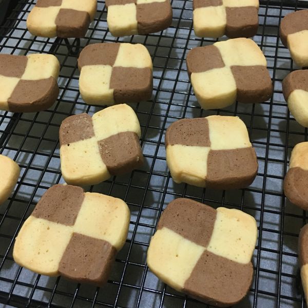 格子餅乾 : Lily一起做