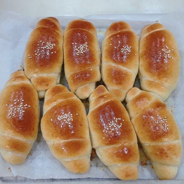 全麥奶油餐包捲 : 蕃茄一起做