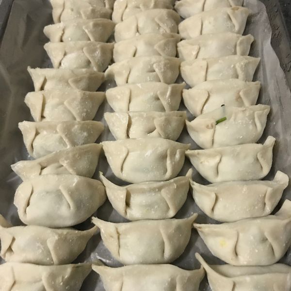 爆汁韭菜水餃：Eva  Chiang 一起做