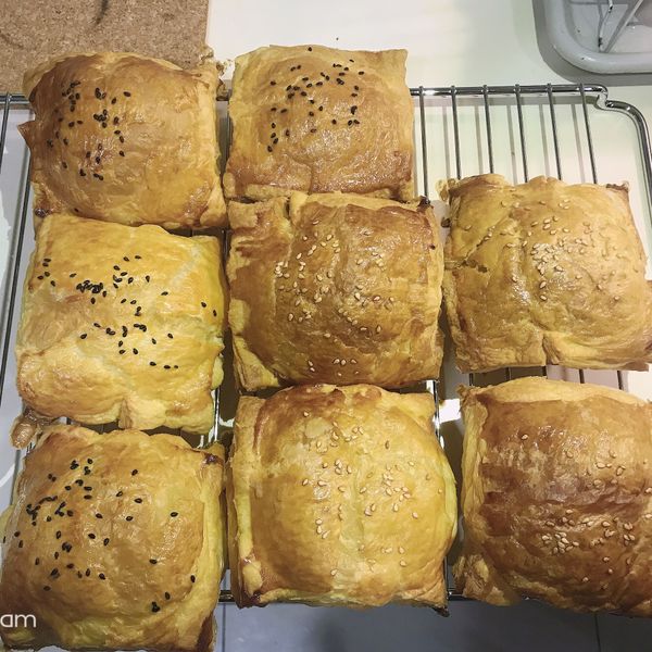 👩‍🍳起士肉鬆麵包 : seerain2001一起做