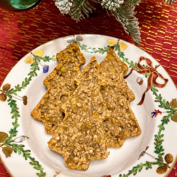 香蕉燕麥餅乾 : Koko一起做