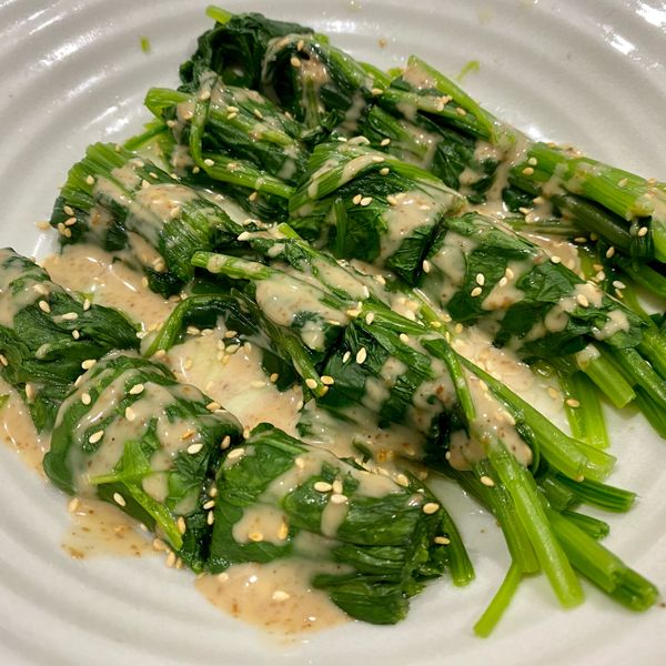 胡麻醬菠菜 : Su Sheng-Hung一起做