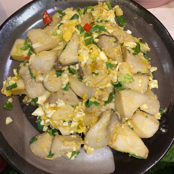 金沙杏鮑菇菇 : Nina Yang一起做