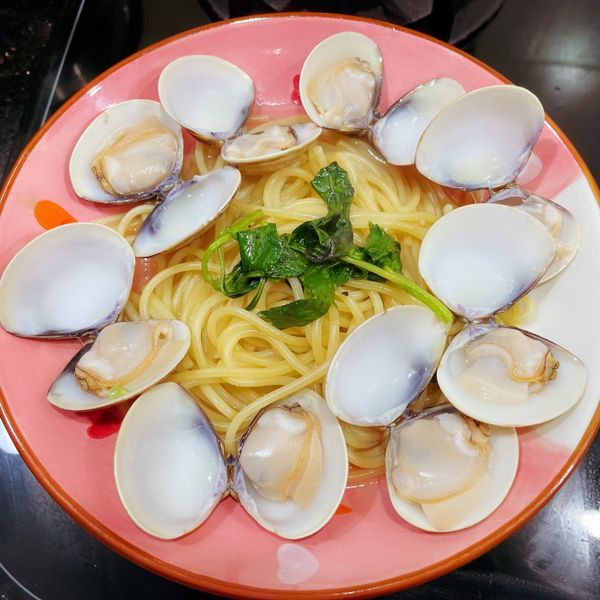 白酒蛤蜊義大利麵 : Eunice Chou一起做