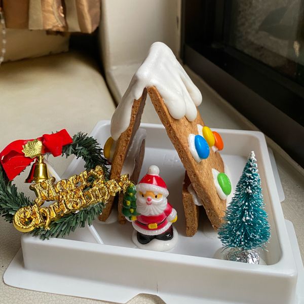 耶誕節薑餅屋 : Lilian一起做