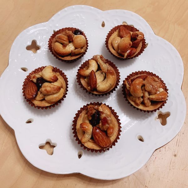 蜂蜜堅果塔 : 林媽媽一起做